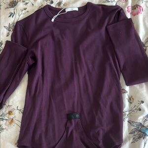 Plum Long Sleeve Bodysuit
